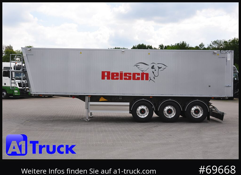 Nieuw Kipper oplegger REISCH RHKS, Alu-Kippmulde 50m³, NEU Kombitüren, Alufelgen, Liftachse,: afbeelding 12