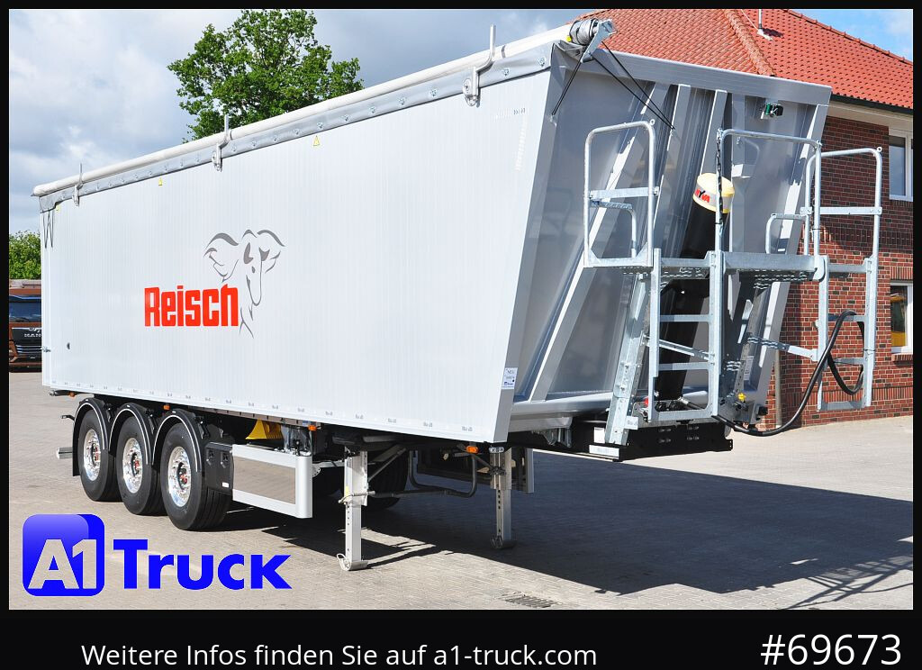 REISCH RHKS, Alu-Kippmulde 54m³, Kombitüren, Alufelgen, Liftachse, - Kipper oplegger: afbeelding 1 REISCH RHKS, Alu-Kippmulde 54m³, Kombitüren, Alufelgen, Liftachse, - Kipper oplegger: afbeelding 1