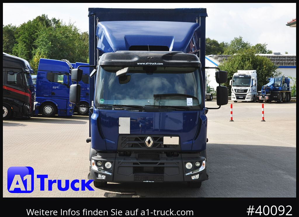 RENAULT D 240, 4x2, Ladebordwand, LBW, guter Zustand - Schuifzeilen vrachtwagen: afbeelding 3 RENAULT D 240, 4x2, Ladebordwand, LBW, guter Zustand - Schuifzeilen vrachtwagen: afbeelding 3