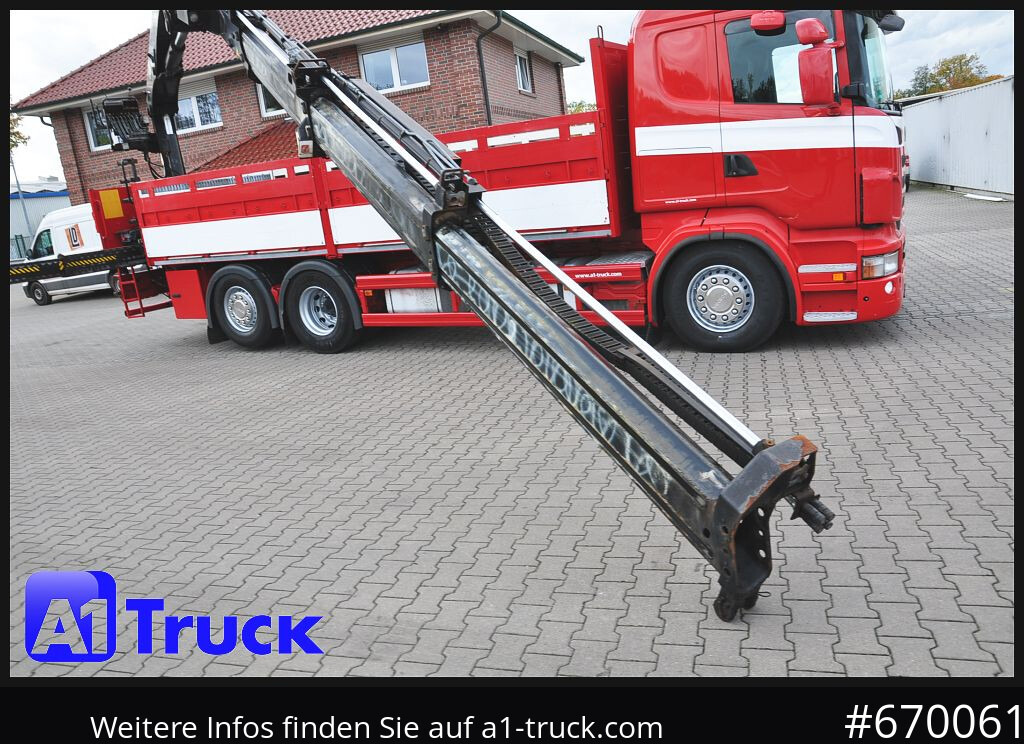 SCANIA R400, HIAB XS 211-3 Lift-Lenkachse - Vrachtwagen met open laadbak, Kraanwagen: afbeelding 2 SCANIA R400, HIAB XS 211-3 Lift-Lenkachse - Vrachtwagen met open laadbak, Kraanwagen: afbeelding 2