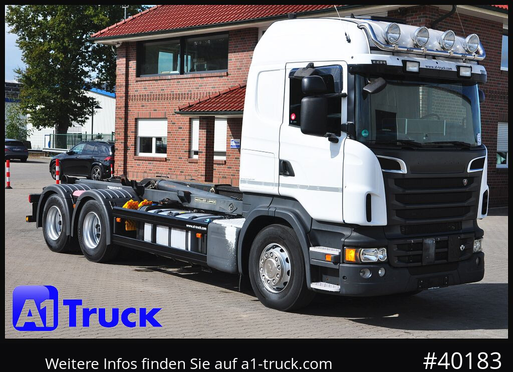 SCANIA R500, V8,, Meiller, Liftachse, - Haakarmsysteem vrachtwagen: afbeelding 1 SCANIA R500, V8,, Meiller, Liftachse, - Haakarmsysteem vrachtwagen: afbeelding 1