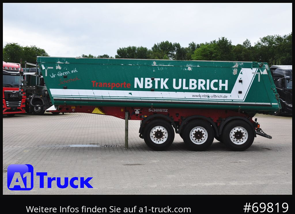 Kipper oplegger SCHMITZ SKI 24  Alu, Liftachse, Alu ca. 27m³: afbeelding 12