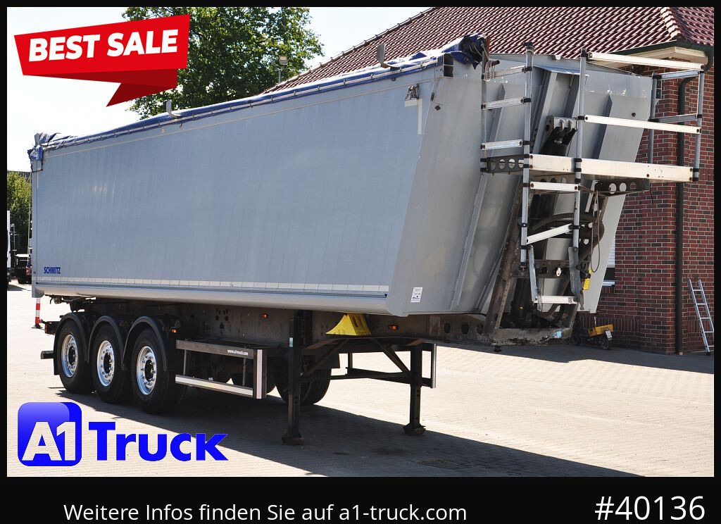 SCHMITZ SKI 24, SL 9.6 Lift, ca. 50m³ - Kipper oplegger: afbeelding 1 SCHMITZ SKI 24, SL 9.6 Lift, ca. 50m³ - Kipper oplegger: afbeelding 1