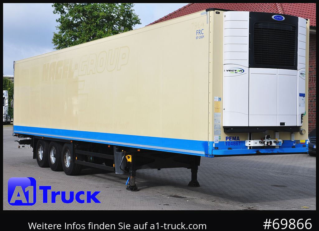 SCHMITZ SKO FP60, Carrier 1950 Mt. Doppelstock Lift, - Koelwagen oplegger: afbeelding 1 SCHMITZ SKO FP60, Carrier 1950 Mt. Doppelstock Lift, - Koelwagen oplegger: afbeelding 1
