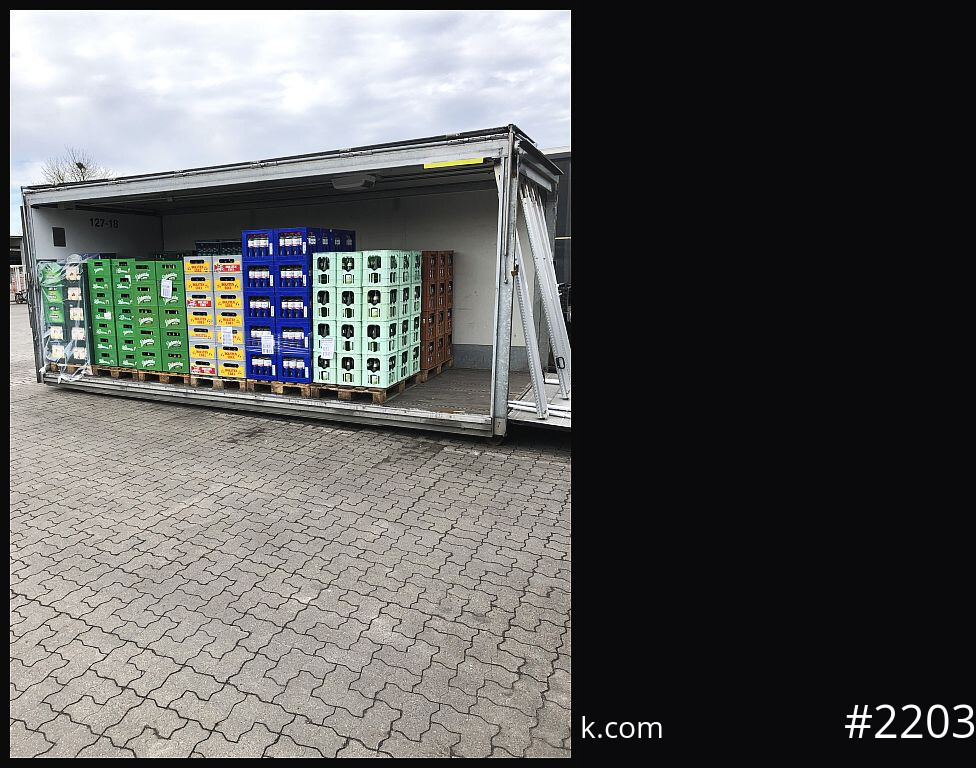 SCHROEDER,WIESMOOR Abrollcontainer, Getränkeaufbau Wingliner, mehrmals vorhanden - Haakarm container: afbeelding 1 SCHROEDER,WIESMOOR Abrollcontainer, Getränkeaufbau Wingliner, mehrmals vorhanden - Haakarm container: afbeelding 1