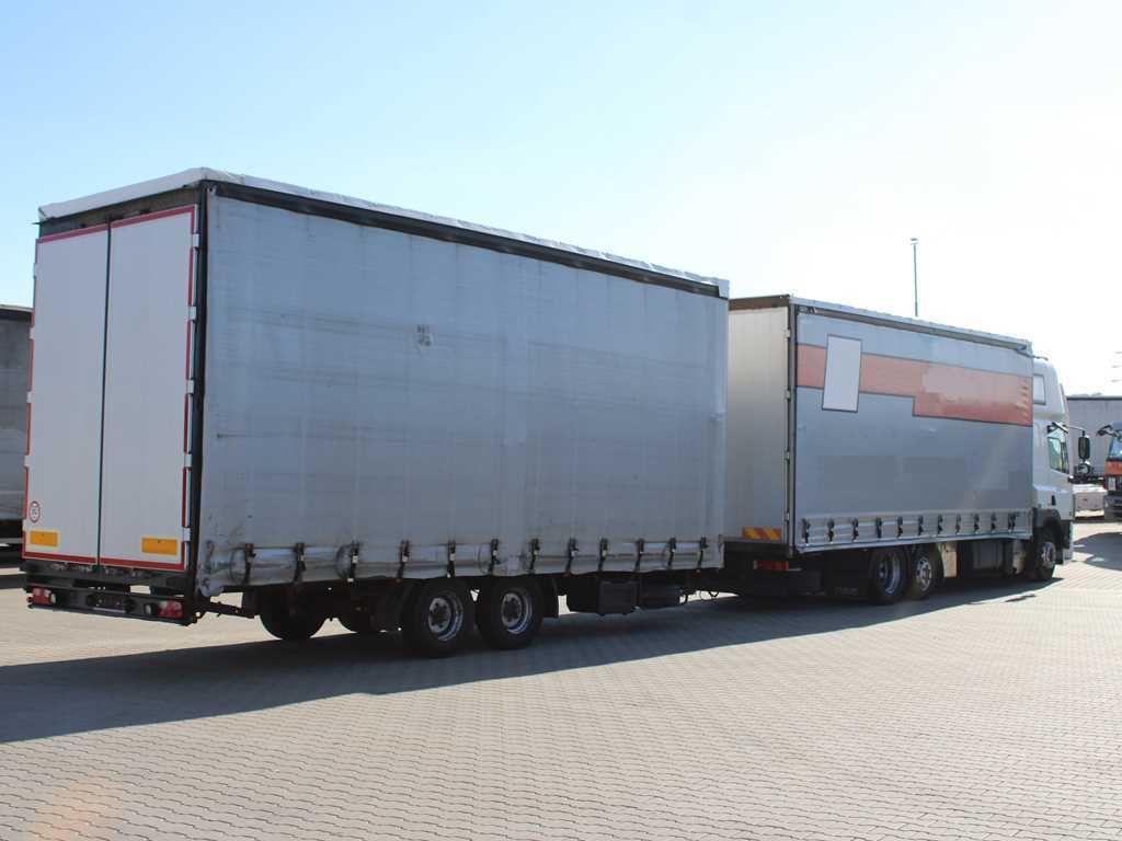 DAF CF 85.460, 6X2, INDEPENDENT AIR CONDITIONING + FLIEGL TPS 100 (2003) - Schuifzeilen vrachtwagen: afbeelding 4 DAF CF 85.460, 6X2, INDEPENDENT AIR CONDITIONING + FLIEGL TPS 100 (2003) - Schuifzeilen vrachtwagen: afbeelding 4
