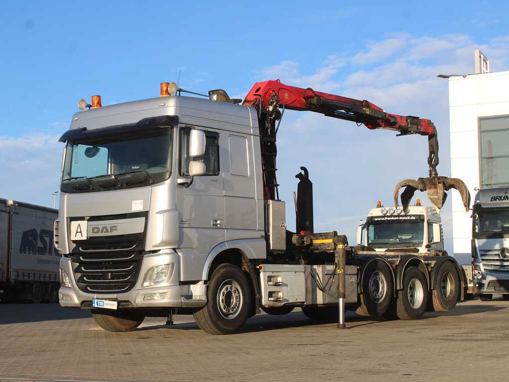 DAF XF 460, EURO 6, 8X2, 2X LIFT AXLE, PALFINGER S260Z96 - Haakarmsysteem vrachtwagen, Kraanwagen: afbeelding 1 DAF XF 460, EURO 6, 8X2, 2X LIFT AXLE, PALFINGER S260Z96 - Haakarmsysteem vrachtwagen, Kraanwagen: afbeelding 1
