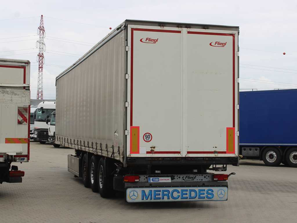 Fliegl SDS 390, MULDA, MULTILOCK, LIFT AXLE, SAF - Schuifzeiloplegger: afbeelding 5 Fliegl SDS 390, MULDA, MULTILOCK, LIFT AXLE, SAF - Schuifzeiloplegger: afbeelding 5