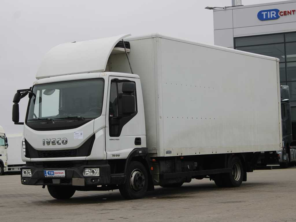 Iveco EUROCARGO 75-210, EURO 6, HYDRAULIC FRONT, CARRIER, TIRE 80% - Koelwagen vrachtwagen: afbeelding 1 Iveco EUROCARGO 75-210, EURO 6, HYDRAULIC FRONT, CARRIER, TIRE 80% - Koelwagen vrachtwagen: afbeelding 1