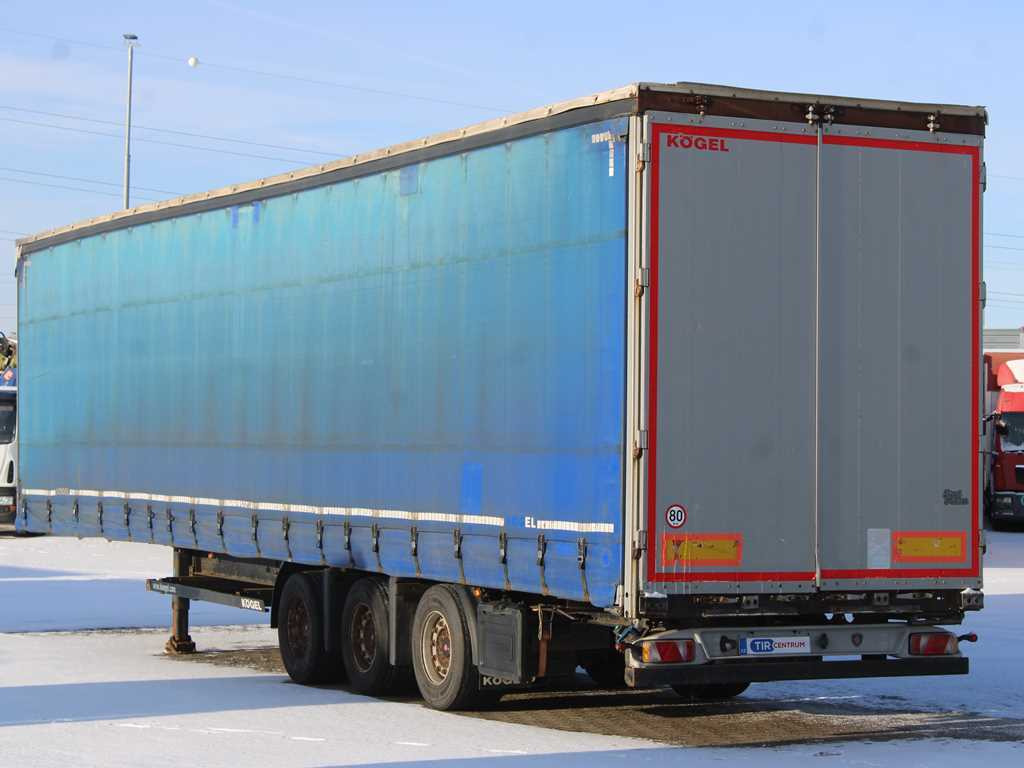 Kögel S24-1, LOWDECK, LIFTING AXLE, SAF, LIFTING ROOF - Schuifzeiloplegger: afbeelding 5 Kögel S24-1, LOWDECK, LIFTING AXLE, SAF, LIFTING ROOF - Schuifzeiloplegger: afbeelding 5