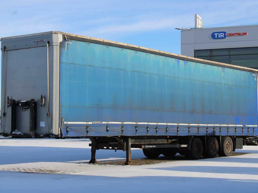Kögel S24-1, LOWDECK, LIFTING AXLE, SAF, LIFTING ROOF - Schuifzeiloplegger: afbeelding 1 Kögel S24-1, LOWDECK, LIFTING AXLE, SAF, LIFTING ROOF - Schuifzeiloplegger: afbeelding 1