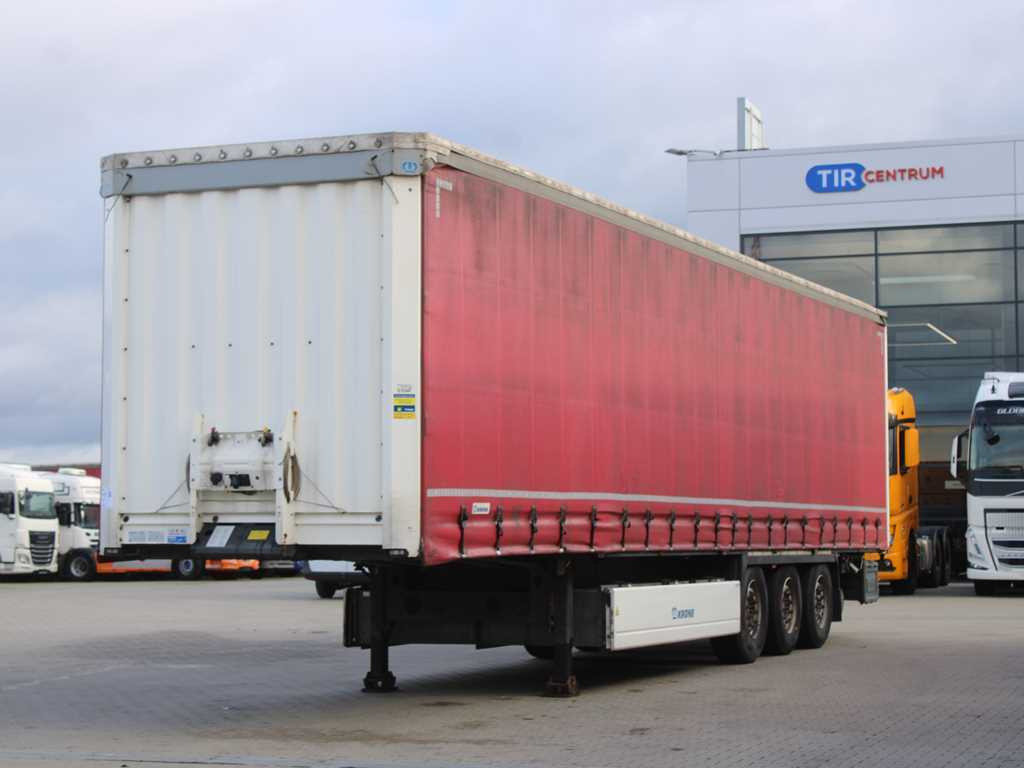 Krone SD, LIFTING AXLE, MULTILOCK, SAF, 2x PALLET BASKET - Schuifzeiloplegger: afbeelding 1 Krone SD, LIFTING AXLE, MULTILOCK, SAF, 2x PALLET BASKET - Schuifzeiloplegger: afbeelding 1