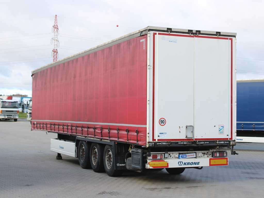 Krone SD, LIFTING AXLE, MULTILOCK, SAF, 2x PALLET BASKET - Schuifzeiloplegger: afbeelding 5 Krone SD, LIFTING AXLE, MULTILOCK, SAF, 2x PALLET BASKET - Schuifzeiloplegger: afbeelding 5