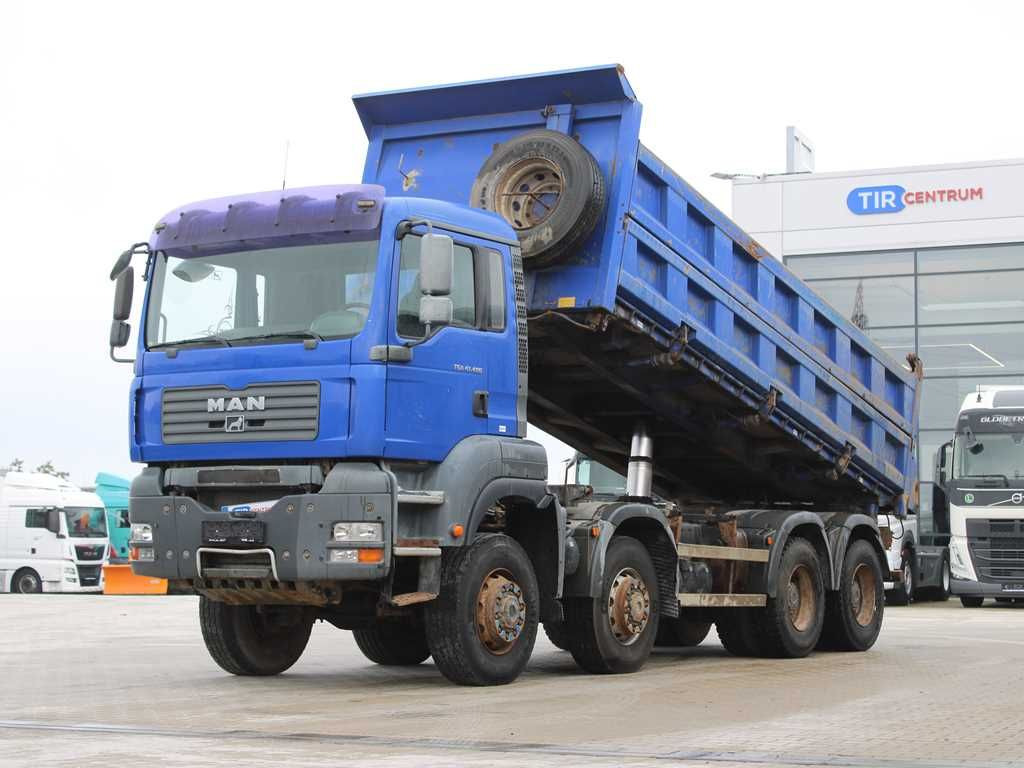 MAN TGA 41.480, 8X6, THREE-SIDED, EURO 3, RETARDER - Kipper vrachtwagen: afbeelding 1 MAN TGA 41.480, 8X6, THREE-SIDED, EURO 3, RETARDER - Kipper vrachtwagen: afbeelding 1
