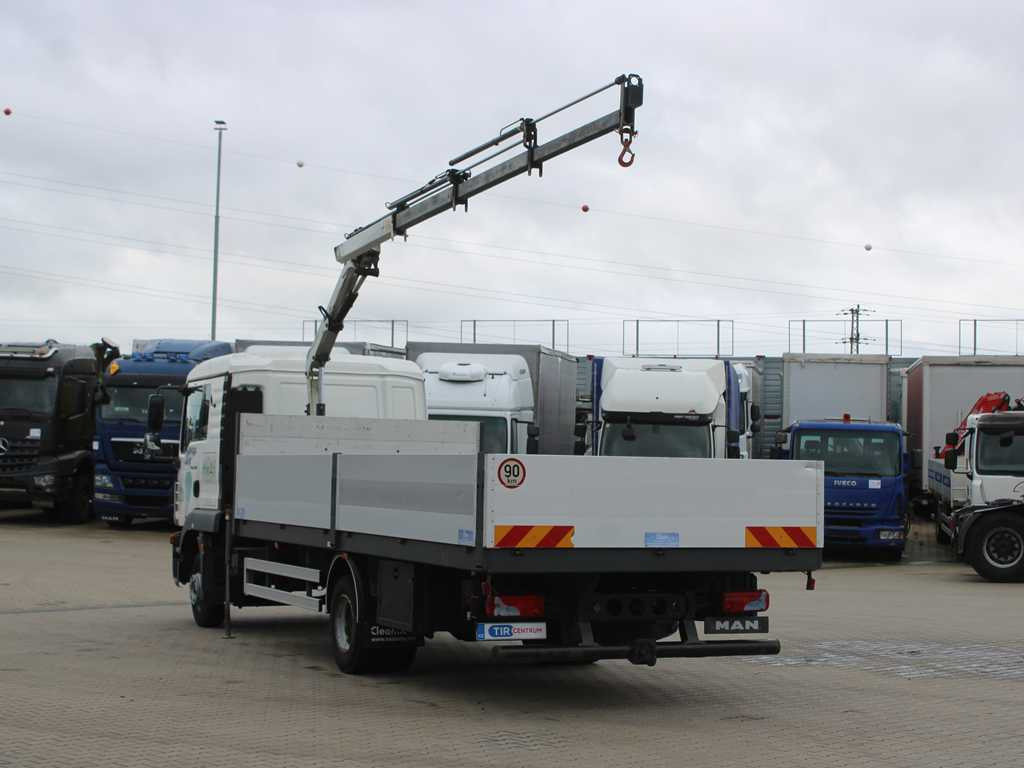 MAN TGL 8.220, EURO 5, SIDEBOARD, TIRES 80%, HYDRAULIC ARM TLC_38A.3 - Vrachtwagen met open laadbak, Kraanwagen: afbeelding 5 MAN TGL 8.220, EURO 5, SIDEBOARD, TIRES 80%, HYDRAULIC ARM TLC_38A.3 - Vrachtwagen met open laadbak, Kraanwagen: afbeelding 5