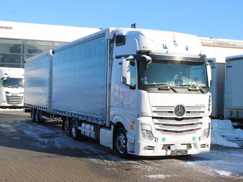 Mercedes-Benz ACTROS 2553, EURO 6, 6X2, AIR SUSPENSION, DRIVE-THROUGH + PANAV - Schuifzeilen vrachtwagen: afbeelding 3 Mercedes-Benz ACTROS 2553, EURO 6, 6X2, AIR SUSPENSION, DRIVE-THROUGH + PANAV - Schuifzeilen vrachtwagen: afbeelding 3