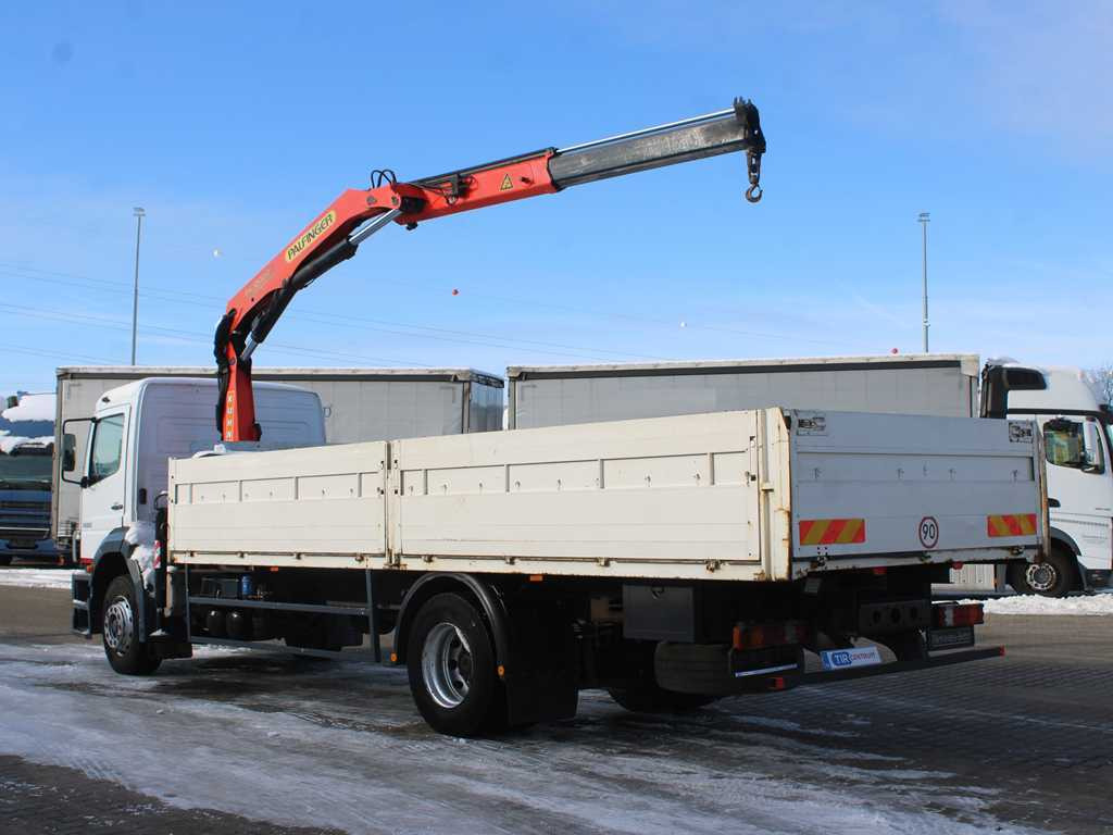 Mercedes-Benz ATEGO 1828, EURO 5, SIDE BOARD, HYDRAULIC ARM PALFINGER PK10000 - Vrachtwagen met open laadbak, Kraanwagen: afbeelding 5 Mercedes-Benz ATEGO 1828, EURO 5, SIDE BOARD, HYDRAULIC ARM PALFINGER PK10000 - Vrachtwagen met open laadbak, Kraanwagen: afbeelding 5