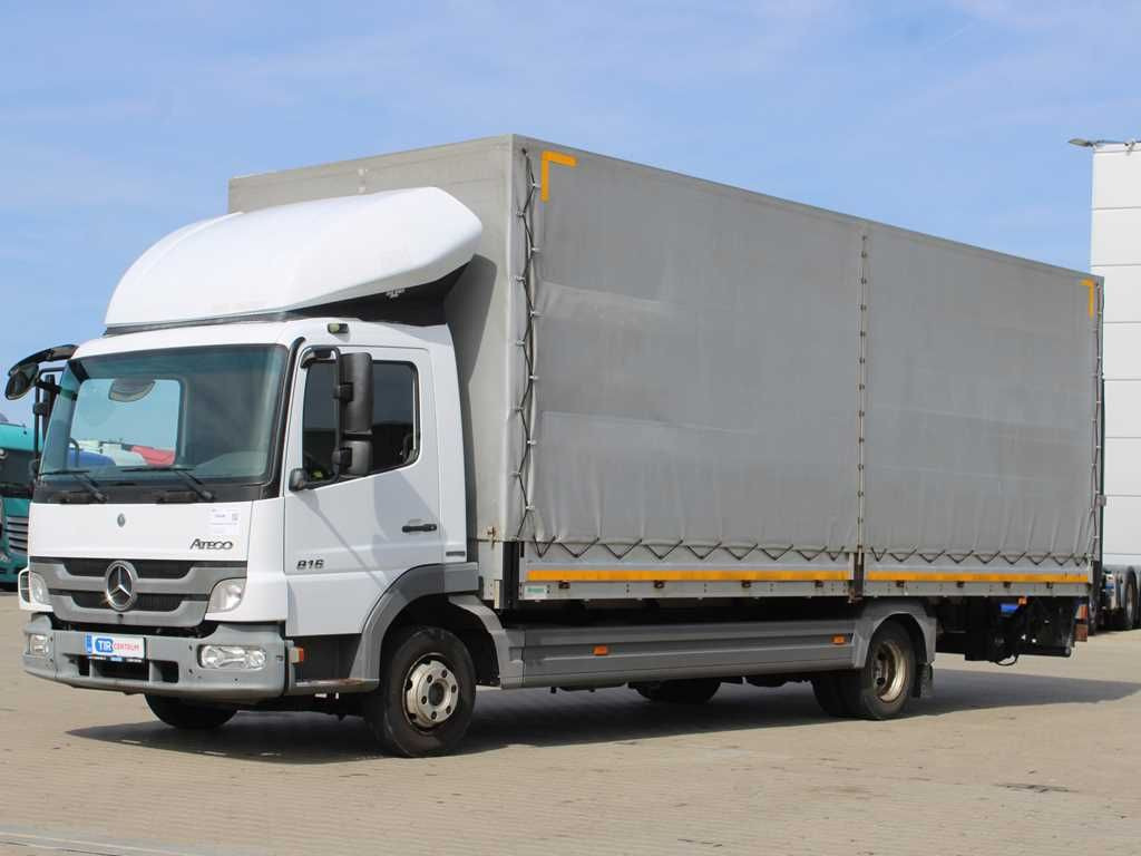 Mercedes-Benz ATEGO 816, EURO 5, TAIL LIFT, SIDEWALLS - Schuifzeilen vrachtwagen: afbeelding 1 Mercedes-Benz ATEGO 816, EURO 5, TAIL LIFT, SIDEWALLS - Schuifzeilen vrachtwagen: afbeelding 1