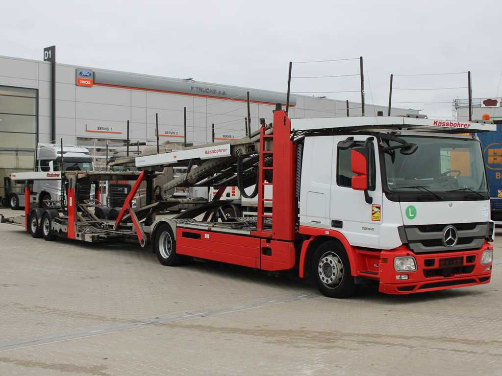 Mercedes-Benz Actros 1844, EURO 5EEV, RETARDER + KÄSSBOHRER METAGO (2006) - Autovrachtwagen vrachtwagen: afbeelding 3 Mercedes-Benz Actros 1844, EURO 5EEV, RETARDER + KÄSSBOHRER METAGO (2006) - Autovrachtwagen vrachtwagen: afbeelding 3