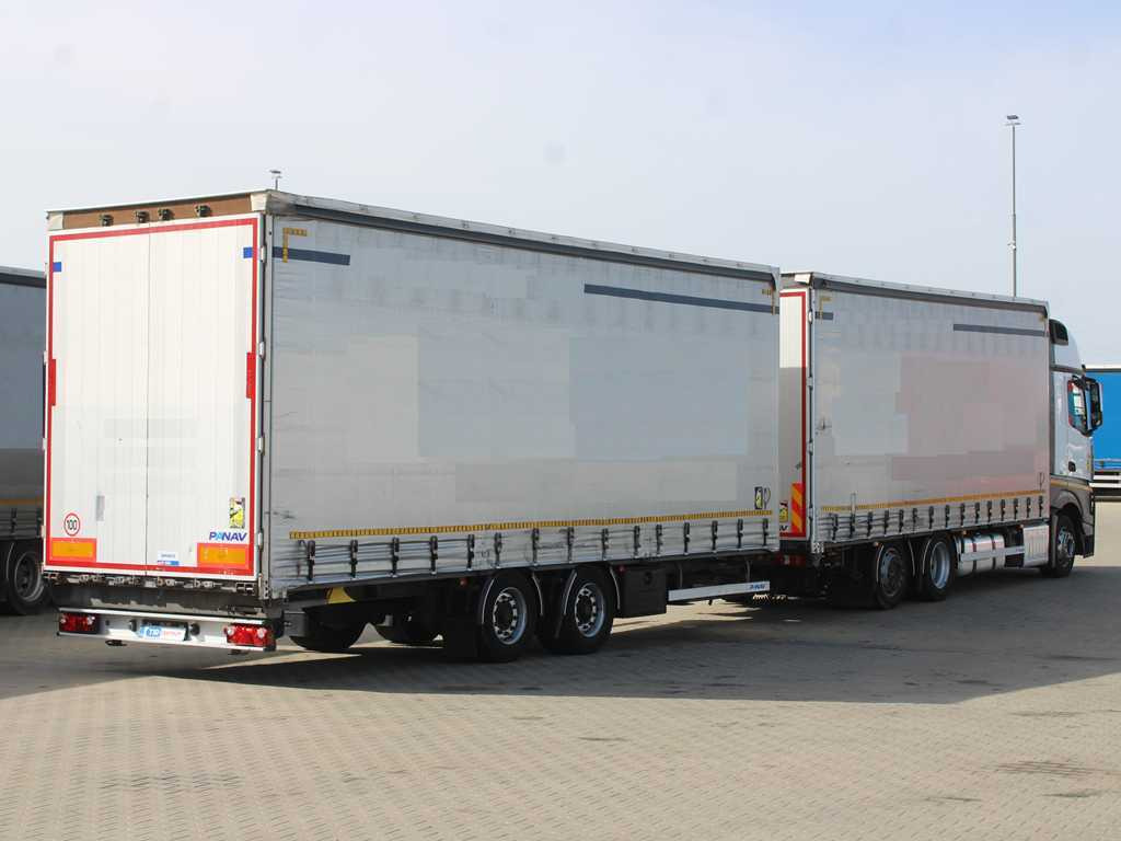 Mercedes-Benz Actros 2542, 6X2, EURO 6, AIR SUSPENSION + PANAV TV018H - Schuifzeilen vrachtwagen: afbeelding 4 Mercedes-Benz Actros 2542, 6X2, EURO 6, AIR SUSPENSION + PANAV TV018H - Schuifzeilen vrachtwagen: afbeelding 4