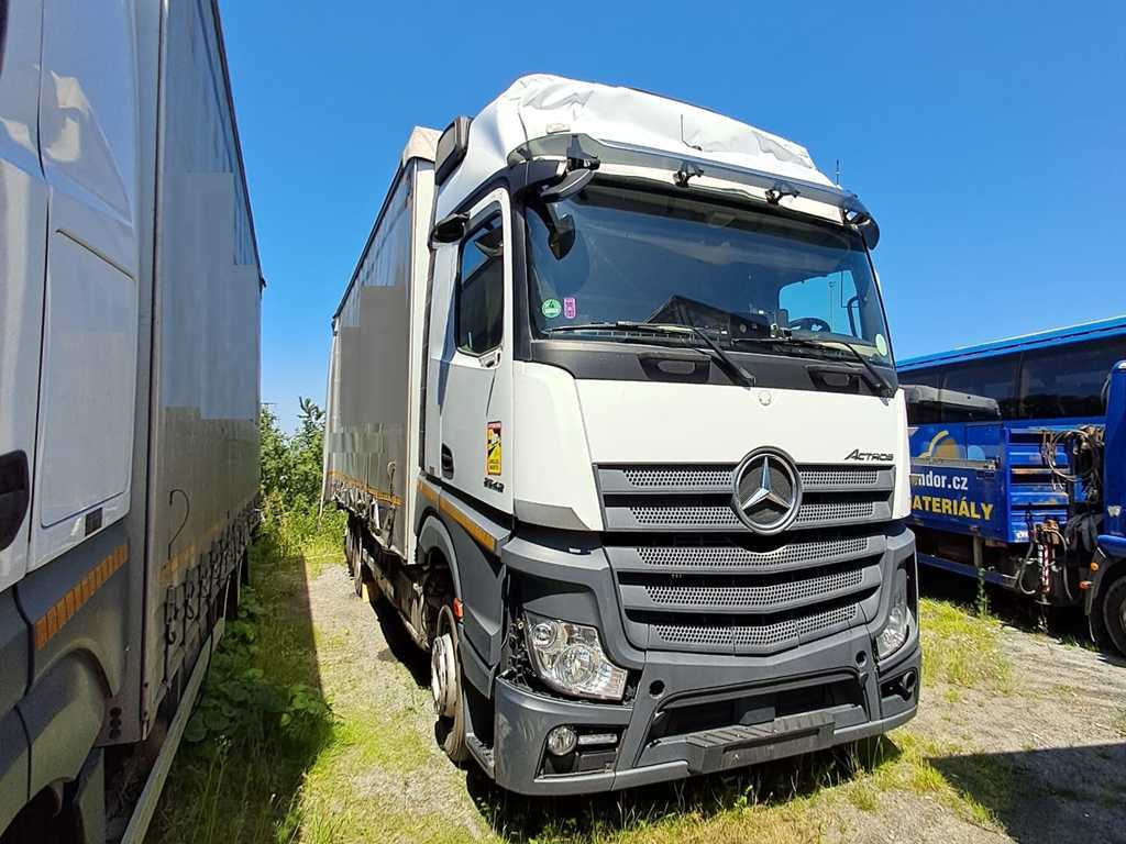 Mercedes-Benz Actros 2542, 6X2 + PANAV TVK18M - Schuifzeilen vrachtwagen: afbeelding 2 Mercedes-Benz Actros 2542, 6X2 + PANAV TVK18M - Schuifzeilen vrachtwagen: afbeelding 2