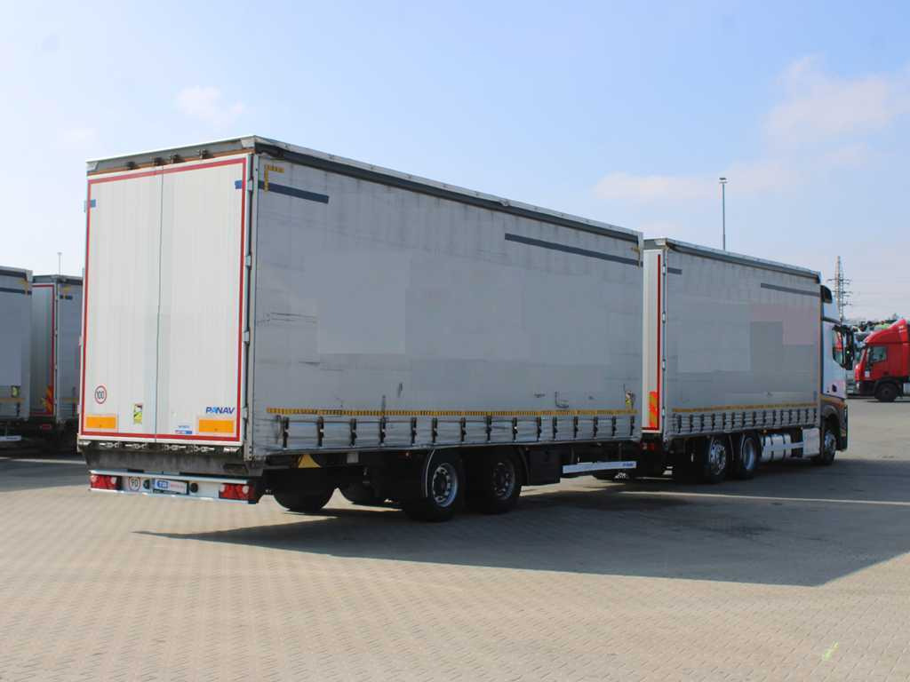 Mercedes-Benz Actros 2542, EURO 6, 6X2, AIR SUSPENSION + PANAV TV018M - Schuifzeilen vrachtwagen: afbeelding 4 Mercedes-Benz Actros 2542, EURO 6, 6X2, AIR SUSPENSION + PANAV TV018M - Schuifzeilen vrachtwagen: afbeelding 4