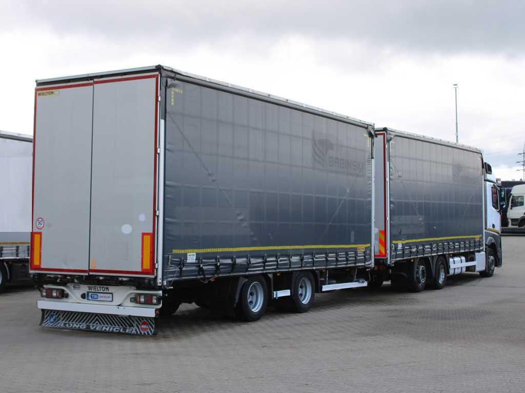 Mercedes-Benz Actros 2545, ROAD, LIFTING AXLE, AIR SUSPENSION, EURO 6 - Schuifzeilen vrachtwagen: afbeelding 4 Mercedes-Benz Actros 2545, ROAD, LIFTING AXLE, AIR SUSPENSION, EURO 6 - Schuifzeilen vrachtwagen: afbeelding 4
