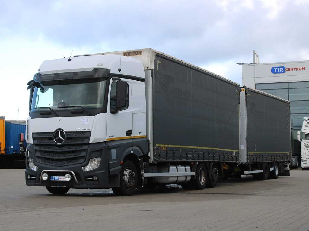 Mercedes-Benz Actros 2545, ROAD, LIFTING AXLE, AIR SUSPENSION, EURO 6 - Schuifzeilen vrachtwagen: afbeelding 1 Mercedes-Benz Actros 2545, ROAD, LIFTING AXLE, AIR SUSPENSION, EURO 6 - Schuifzeilen vrachtwagen: afbeelding 1