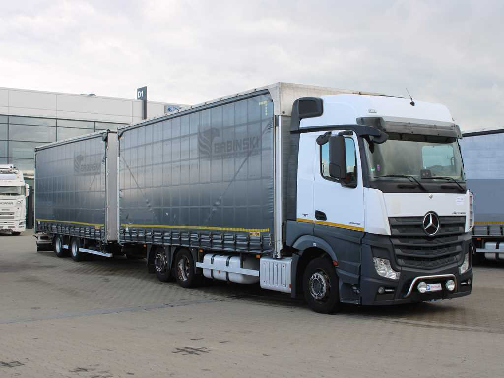 Mercedes-Benz Actros 2545, ROAD, LIFTING AXLE, AIR SUSPENSION, EURO 6 - Schuifzeilen vrachtwagen: afbeelding 3 Mercedes-Benz Actros 2545, ROAD, LIFTING AXLE, AIR SUSPENSION, EURO 6 - Schuifzeilen vrachtwagen: afbeelding 3
