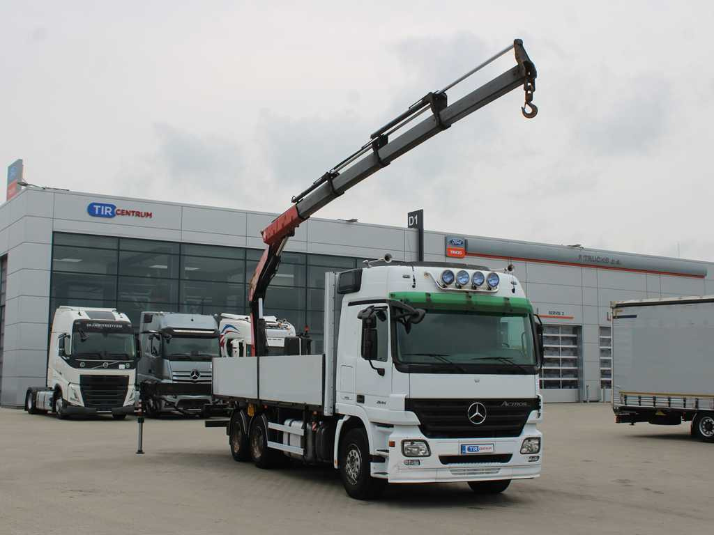 Mercedes-Benz Actros 2644, 6X4, EURO 4, HYDRAULIC ARM FASSI F210 - Vrachtwagen met open laadbak, Kraanwagen: afbeelding 3 Mercedes-Benz Actros 2644, 6X4, EURO 4, HYDRAULIC ARM FASSI F210 - Vrachtwagen met open laadbak, Kraanwagen: afbeelding 3