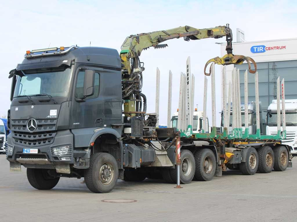 Mercedes-Benz Arocs 3351, 6x6, LOGLIFT ET450 - Houttransport: afbeelding 1 Mercedes-Benz Arocs 3351, 6x6, LOGLIFT ET450 - Houttransport: afbeelding 1