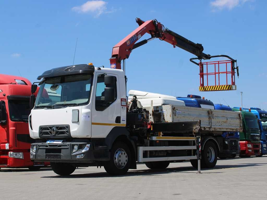 Renault D16, CRANE HMF 1130K- RC+ PLATFORM, PARKING CAM. - Haakarmsysteem vrachtwagen, Kraanwagen: afbeelding 1 Renault D16, CRANE HMF 1130K- RC+ PLATFORM, PARKING CAM. - Haakarmsysteem vrachtwagen, Kraanwagen: afbeelding 1