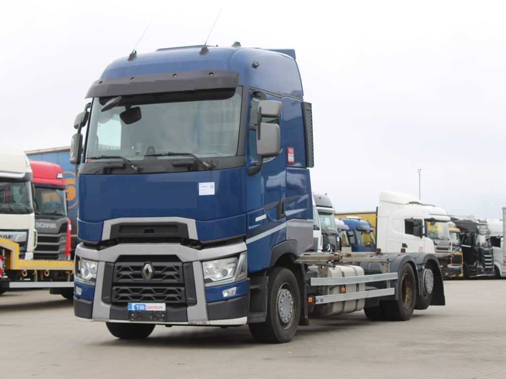 Renault T 480, BDF, EURO 6, AIR SUSPENSION, LIFTING AXLE - Containertransporter/ Wissellaadbak vrachtwagen: afbeelding 1 Renault T 480, BDF, EURO 6, AIR SUSPENSION, LIFTING AXLE - Containertransporter/ Wissellaadbak vrachtwagen: afbeelding 1