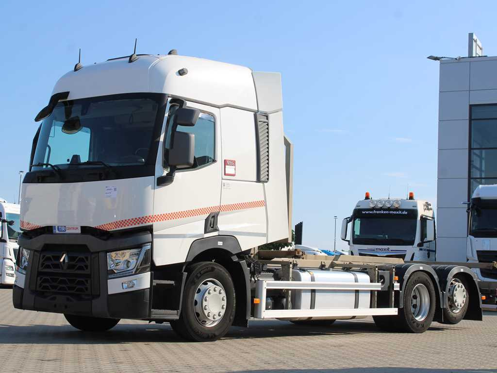 Renault T460, EURO 6, BDF, LIFT AXLE, AIR SUSPENSION - Containertransporter/ Wissellaadbak vrachtwagen: afbeelding 1 Renault T460, EURO 6, BDF, LIFT AXLE, AIR SUSPENSION - Containertransporter/ Wissellaadbak vrachtwagen: afbeelding 1