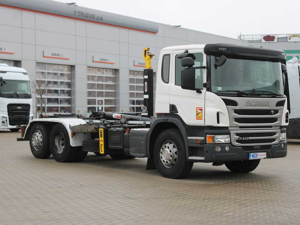 Scania P410, EURO 5, 6X2, CONTAINER HOOK CARRIER, LIFTING AXLE - Haakarmsysteem vrachtwagen: afbeelding 3 Scania P410, EURO 5, 6X2, CONTAINER HOOK CARRIER, LIFTING AXLE - Haakarmsysteem vrachtwagen: afbeelding 3
