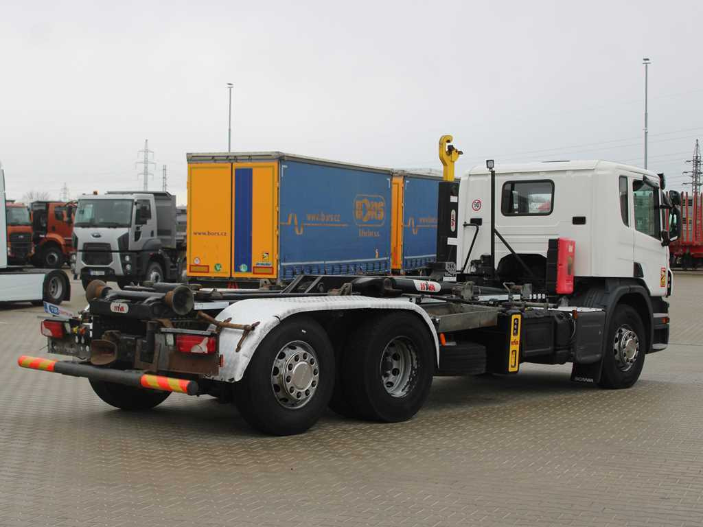 Scania P410, EURO 5, 6X2, CONTAINER HOOK CARRIER, LIFTING AXLE - Haakarmsysteem vrachtwagen: afbeelding 4 Scania P410, EURO 5, 6X2, CONTAINER HOOK CARRIER, LIFTING AXLE - Haakarmsysteem vrachtwagen: afbeelding 4