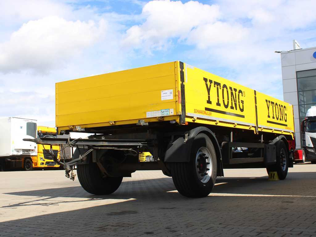 Schwarzmüller PA 2/E, SIDEBOARD, SAF, MULTILOCK, TYRES 80% - Open/ Plateau aanhangwagen: afbeelding 1 Schwarzmüller PA 2/E, SIDEBOARD, SAF, MULTILOCK, TYRES 80% - Open/ Plateau aanhangwagen: afbeelding 1