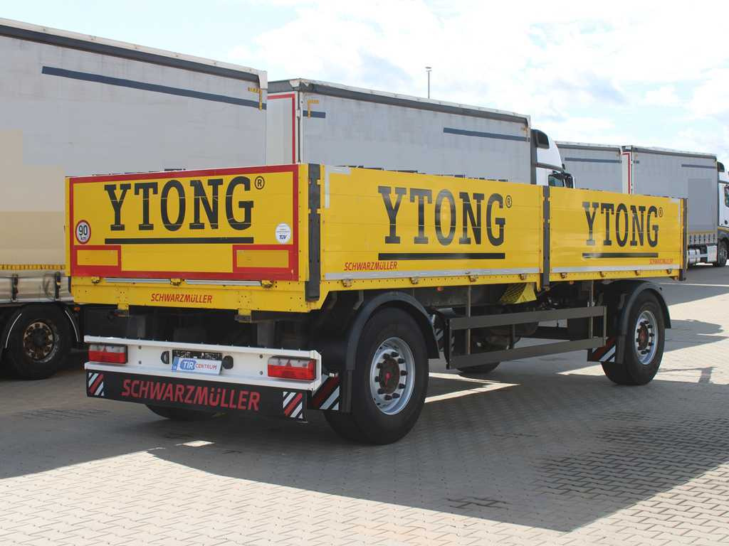 Schwarzmüller PA 2/E, SIDEBOARD, SAF, MULTILOCK, TYRES 80% - Open/ Plateau aanhangwagen: afbeelding 4 Schwarzmüller PA 2/E, SIDEBOARD, SAF, MULTILOCK, TYRES 80% - Open/ Plateau aanhangwagen: afbeelding 4