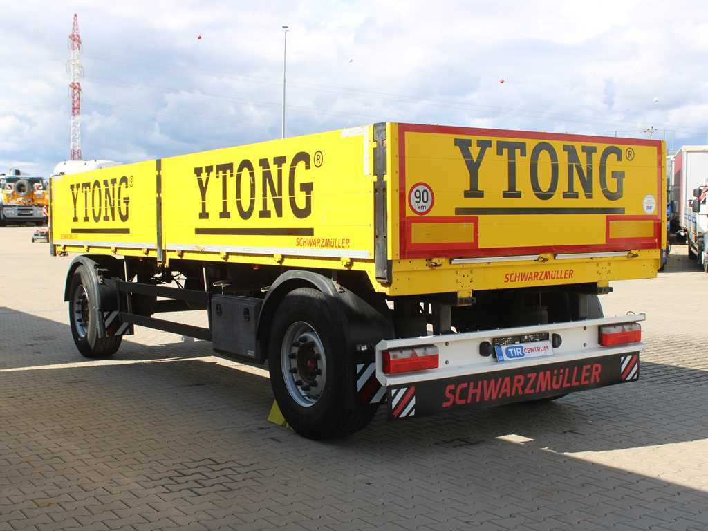 Schwarzmüller PA 2/E, SIDEBOARD, SAF, MULTILOCK, TYRES 80% - Open/ Plateau aanhangwagen: afbeelding 5 Schwarzmüller PA 2/E, SIDEBOARD, SAF, MULTILOCK, TYRES 80% - Open/ Plateau aanhangwagen: afbeelding 5