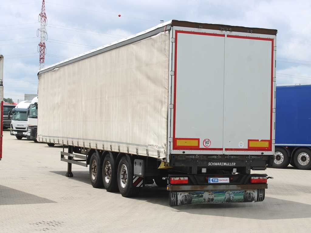 Schwarzmüller SPA 3/E, LIFTING AXLE, MULDA, SAF, MULTILOCK - Schuifzeiloplegger: afbeelding 4 Schwarzmüller SPA 3/E, LIFTING AXLE, MULDA, SAF, MULTILOCK - Schuifzeiloplegger: afbeelding 4