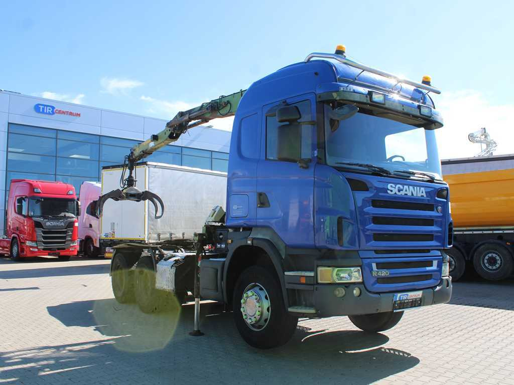 Scania R420, 6x4, EURO 3, HYDRAULIC ARM LOGLIFT F135ZT94A, LIGHTS - Trekker: afbeelding 3 Scania R420, 6x4, EURO 3, HYDRAULIC ARM LOGLIFT F135ZT94A, LIGHTS - Trekker: afbeelding 3