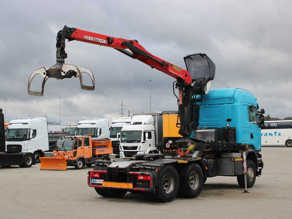 Scania R490, 6X4, EURO 6, DOUBLE CIRCUIT HYDRAULIC, PALFINGER EPSILON M13Z91 - Trekker: afbeelding 4 Scania R490, 6X4, EURO 6, DOUBLE CIRCUIT HYDRAULIC, PALFINGER EPSILON M13Z91 - Trekker: afbeelding 4