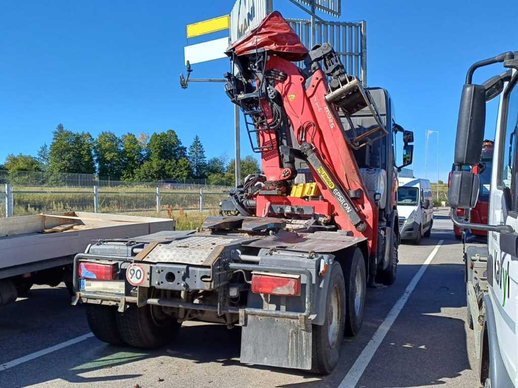 Scania R500, 6x6, RETARDER, OPTICRUISE, PALFINGER EPSILON S260Z96 - Trekker: afbeelding 4 Scania R500, 6x6, RETARDER, OPTICRUISE, PALFINGER EPSILON S260Z96 - Trekker: afbeelding 4