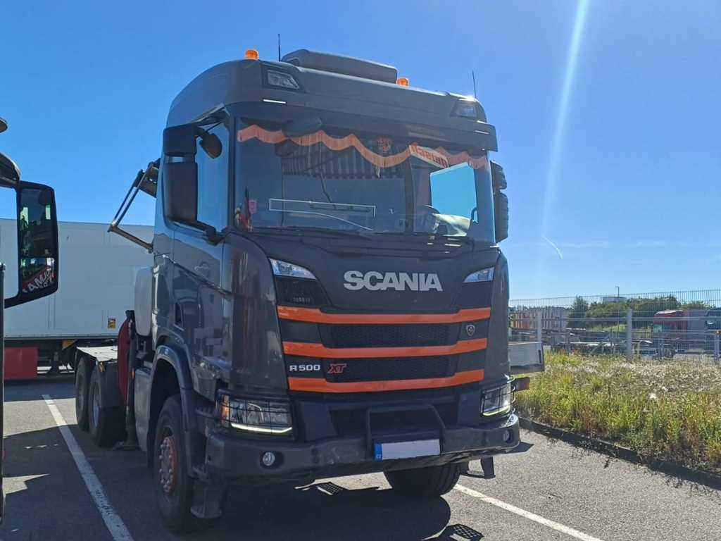 Scania R500, 6x6, RETARDER, OPTICRUISE, PALFINGER EPSILON S260Z96 - Trekker: afbeelding 3 Scania R500, 6x6, RETARDER, OPTICRUISE, PALFINGER EPSILON S260Z96 - Trekker: afbeelding 3