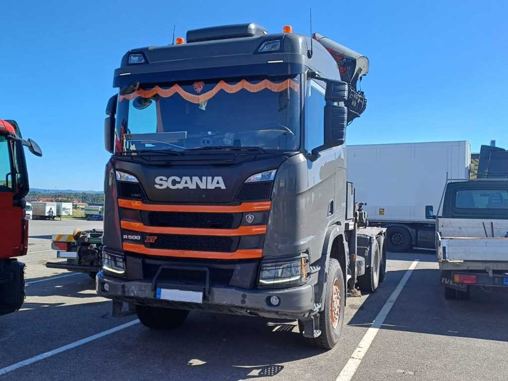 Scania R500, 6x6, RETARDER, OPTICRUISE, PALFINGER EPSILON S260Z96 - Trekker: afbeelding 1 Scania R500, 6x6, RETARDER, OPTICRUISE, PALFINGER EPSILON S260Z96 - Trekker: afbeelding 1