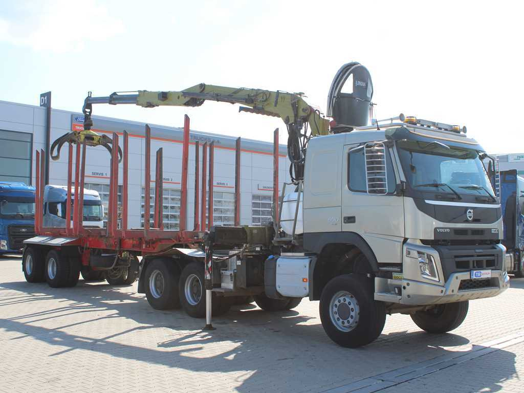 Volvo FMX 500, 6X6, LOGLIFT F265Z95 + DOLL trailer (2007) - Houttransport, Kraanwagen: afbeelding 4 Volvo FMX 500, 6X6, LOGLIFT F265Z95 + DOLL trailer (2007) - Houttransport, Kraanwagen: afbeelding 4