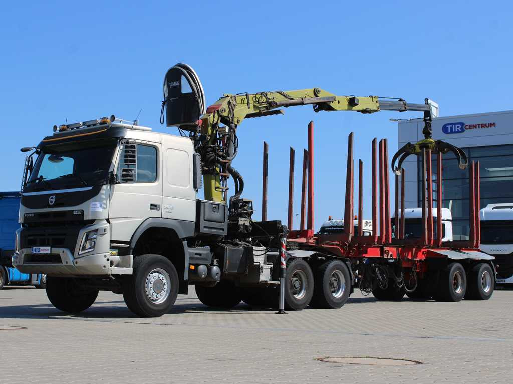 Volvo FMX 500, 6X6, LOGLIFT F265Z95 + DOLL trailer (2007) - Houttransport, Kraanwagen: afbeelding 1 Volvo FMX 500, 6X6, LOGLIFT F265Z95 + DOLL trailer (2007) - Houttransport, Kraanwagen: afbeelding 1