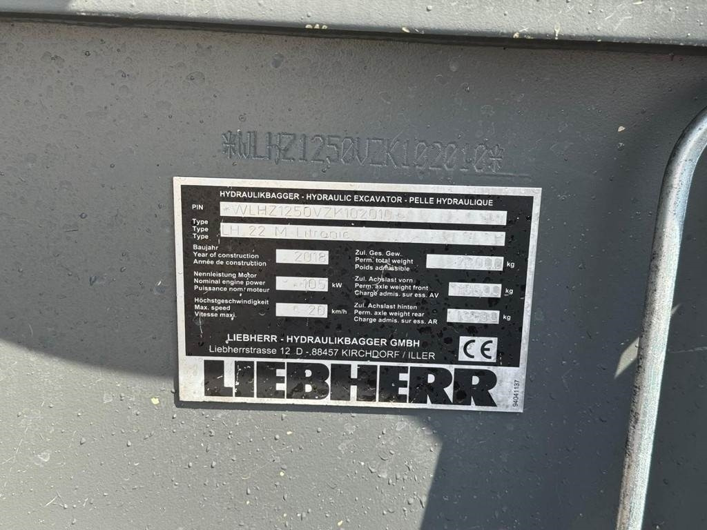 Overslagkraan Liebherr LH 22 M: afbeelding 10 Overslagkraan Liebherr LH 22 M: afbeelding 10