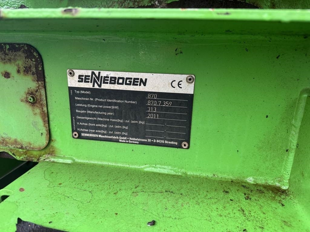 Overslagkraan Sennebogen 870R: afbeelding 11