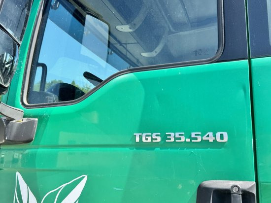 Bosbouwmachine, Vrachtwagen MAN TGS 35.540 8x4  mit Komptech-Zusatzeinheit: afbeelding 8